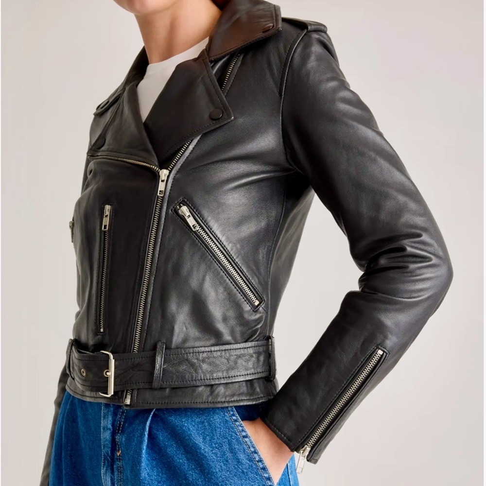 100% Leather Motorcycle Jacket